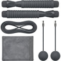 Faeno Convertible Cord and Cordless Jump Rope Set Charcoal - Product view